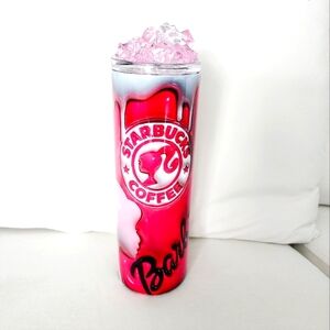 Barbie Tumbler with ice lid